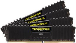CORSAIR DDR4 3200MHz 32GB 4x288 DIMM Black Heat spreader